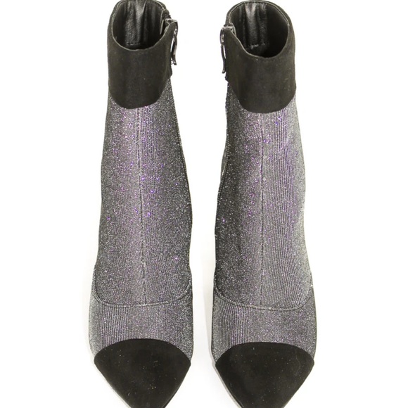 Stunning glitter bootie with contrast toe - Picture 2 of 3